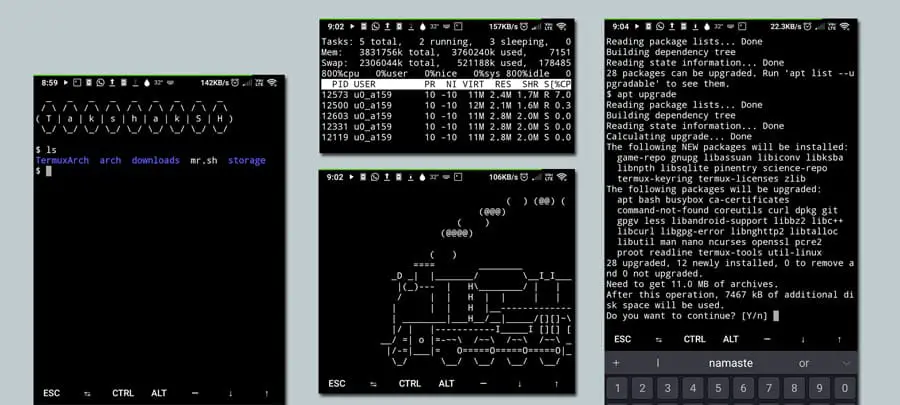 Ternux on Android - LinuxH2O