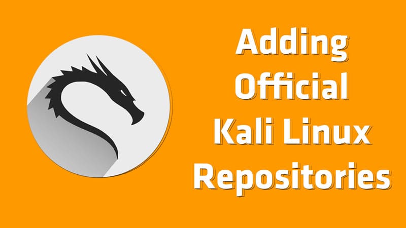 Adding repositories on kali Linux