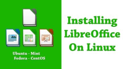How to install libreOffice On linux