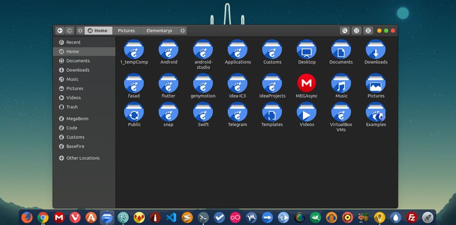 Shadow icon theme for linux