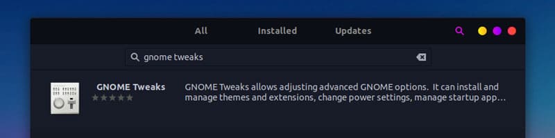installing gnome tweak from software center - linuxh2o.com