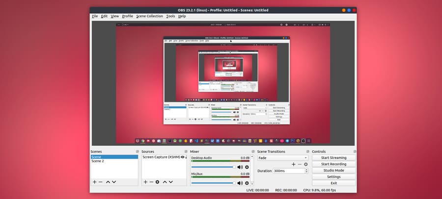 OBS-for-screen-recording-and-live-streaming-for-Linux