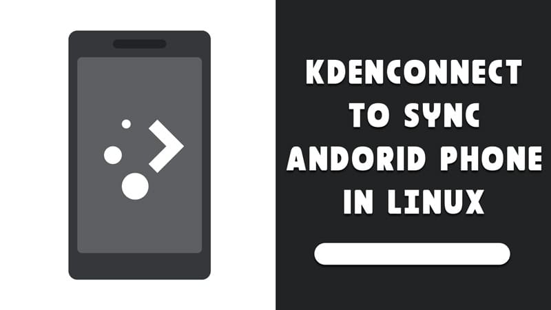 Sync android phone using Kdeconnect in Linux