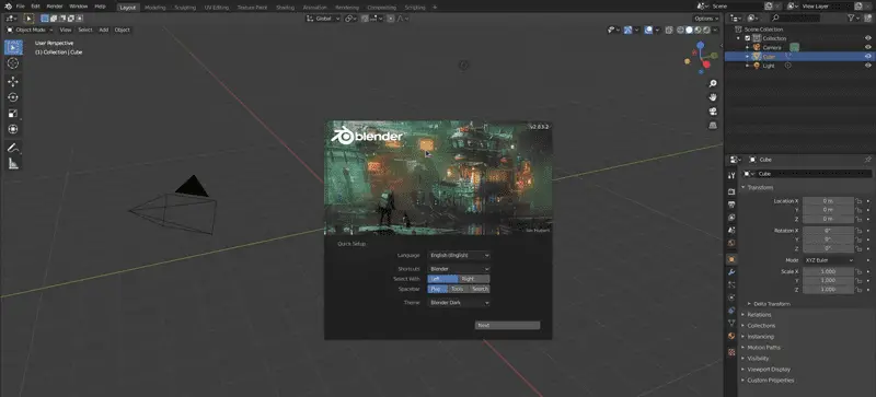 install blender 2.8