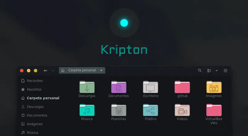 Kripton Gnome theme