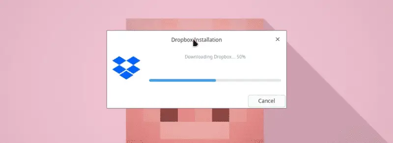 Downloading dropbox daemon