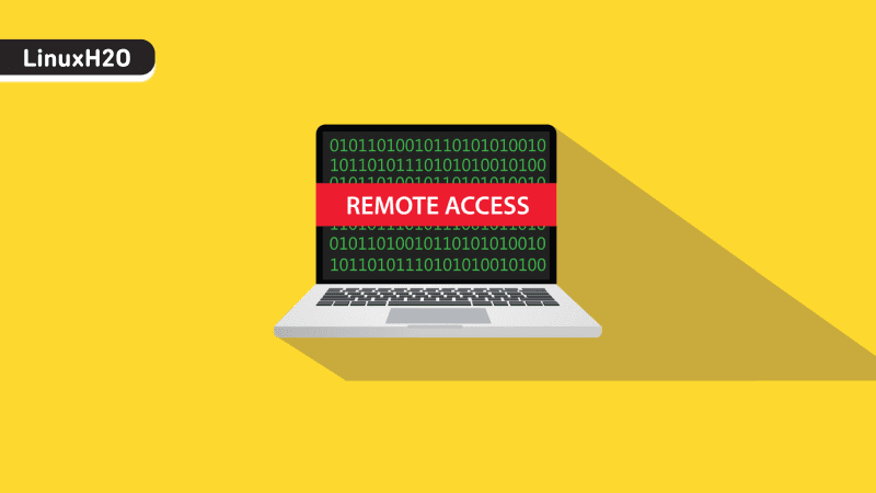 Remote access with anydesk
