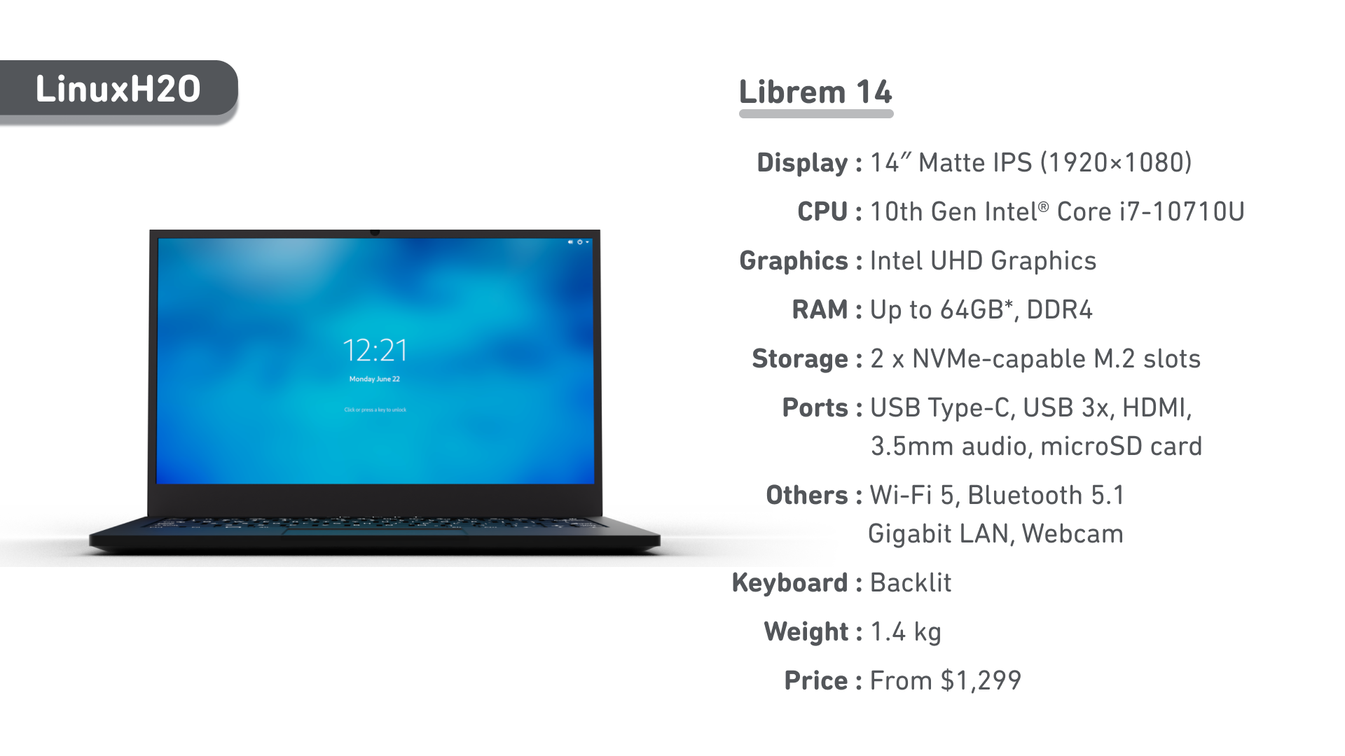 Librem 14 a privacy conscious linux based laptop