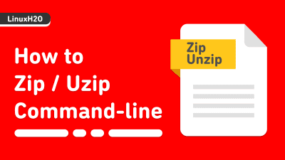 How to zip/unzip using commandline