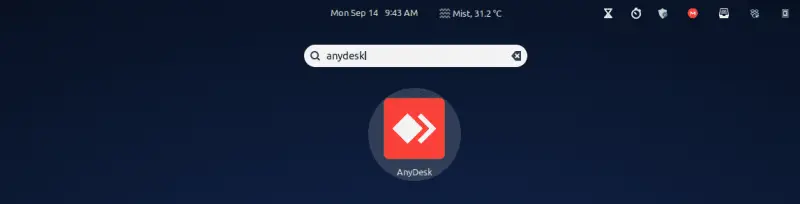 start anydesk linux from command line