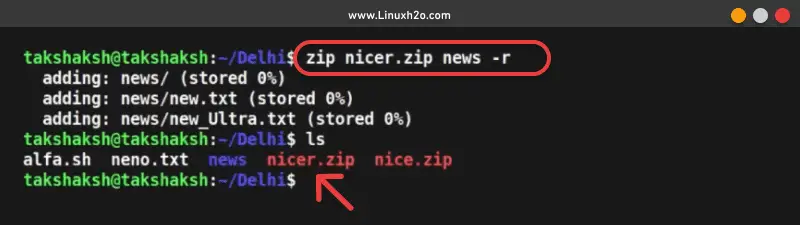 Linux zip разбить на части