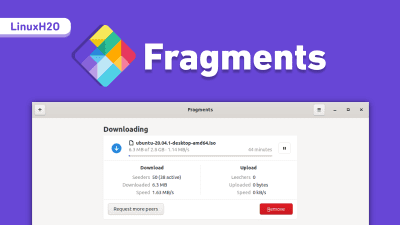 Fragments a modern BitTorrent client for Linux
