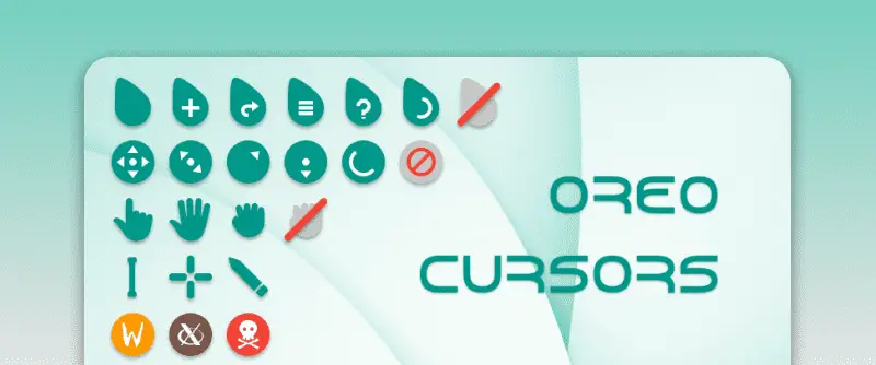 Oreo icon theme for Linux