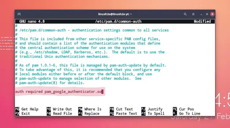 setting up authenticator ubuntu
