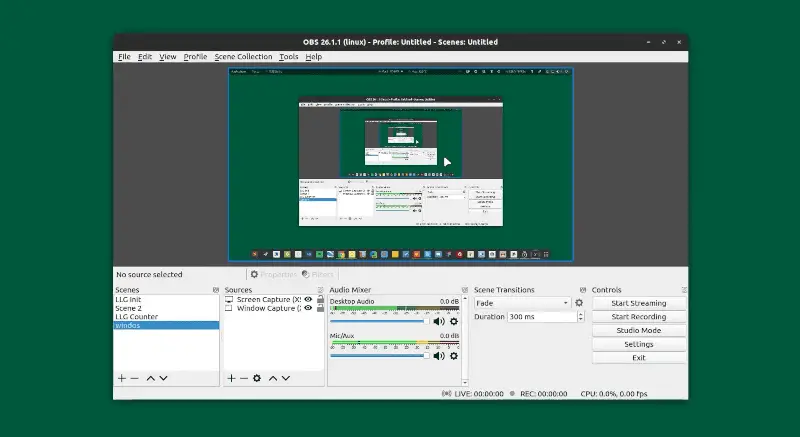 OBS Studio for Linux