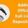 Adding repositories on kali Linux