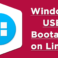 woeusb to install windows on Linux